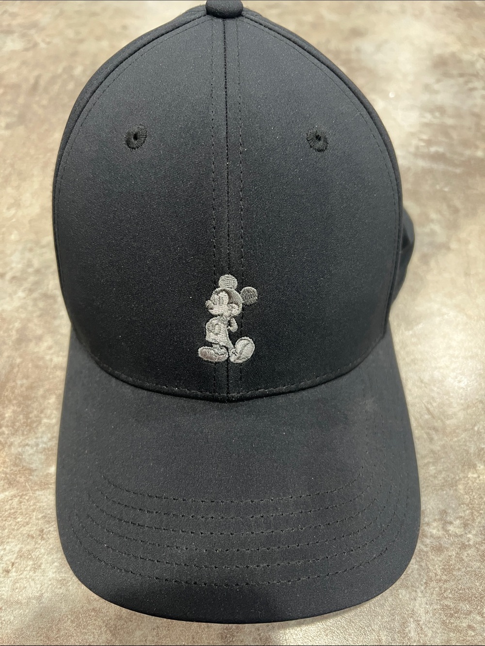 Disney Black Baseball Cap w/ Mickey Mouse adjustable strap